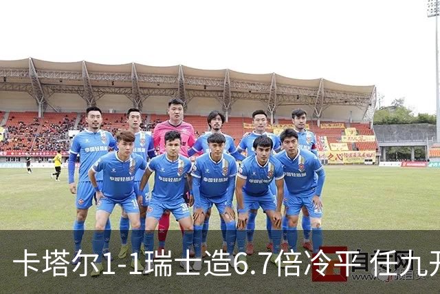 卡塔尔1-1瑞士造6.7倍冷平 任九开53注25.3万元